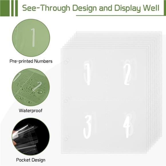 100 Envelopes Money Saving Challenge Binder with Reusable Laminated Tracker - Picture 6 of 7